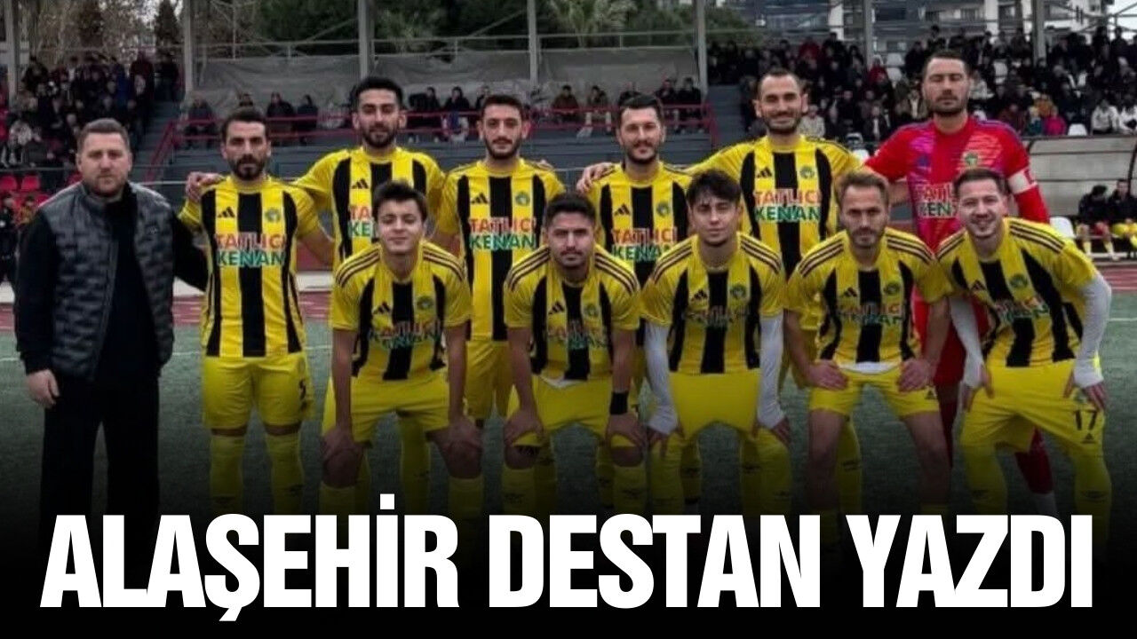 Muhteşem maçın galibi Alaşehir Belediyespor oldu