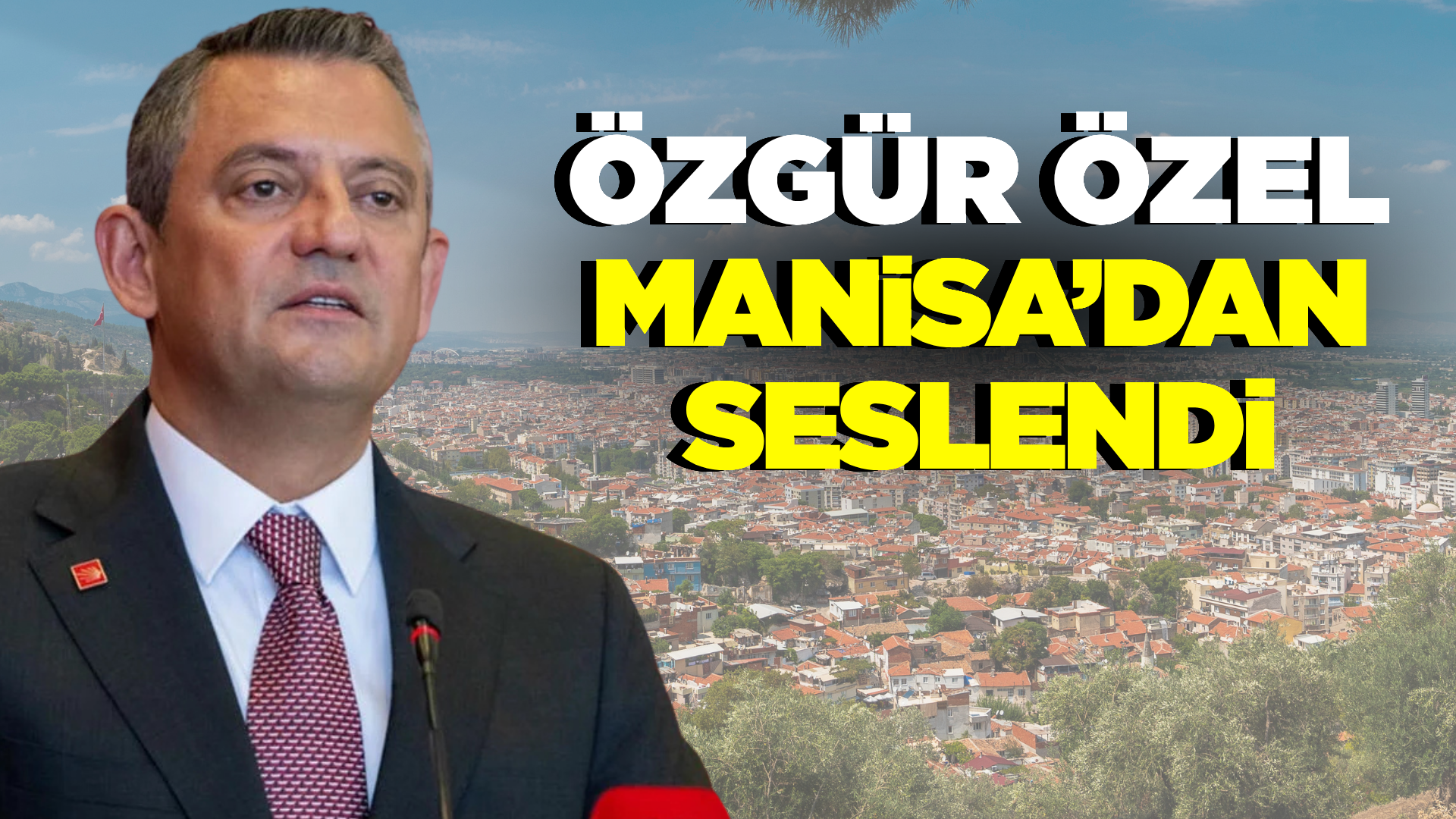 Özgür Özel Manisa'da Bayram Namazı Sonrası Konuştu