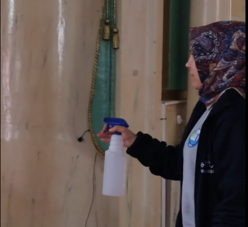 Salihli'de Camiler Bayrama Hazırlanıyor-1