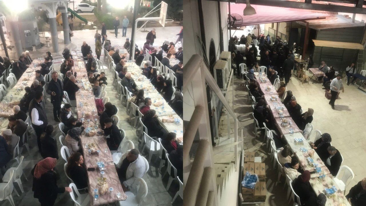 Sarıgöl'de Gelenek Bozulmadı Kadir Gecesi Iftar Yemeği .1