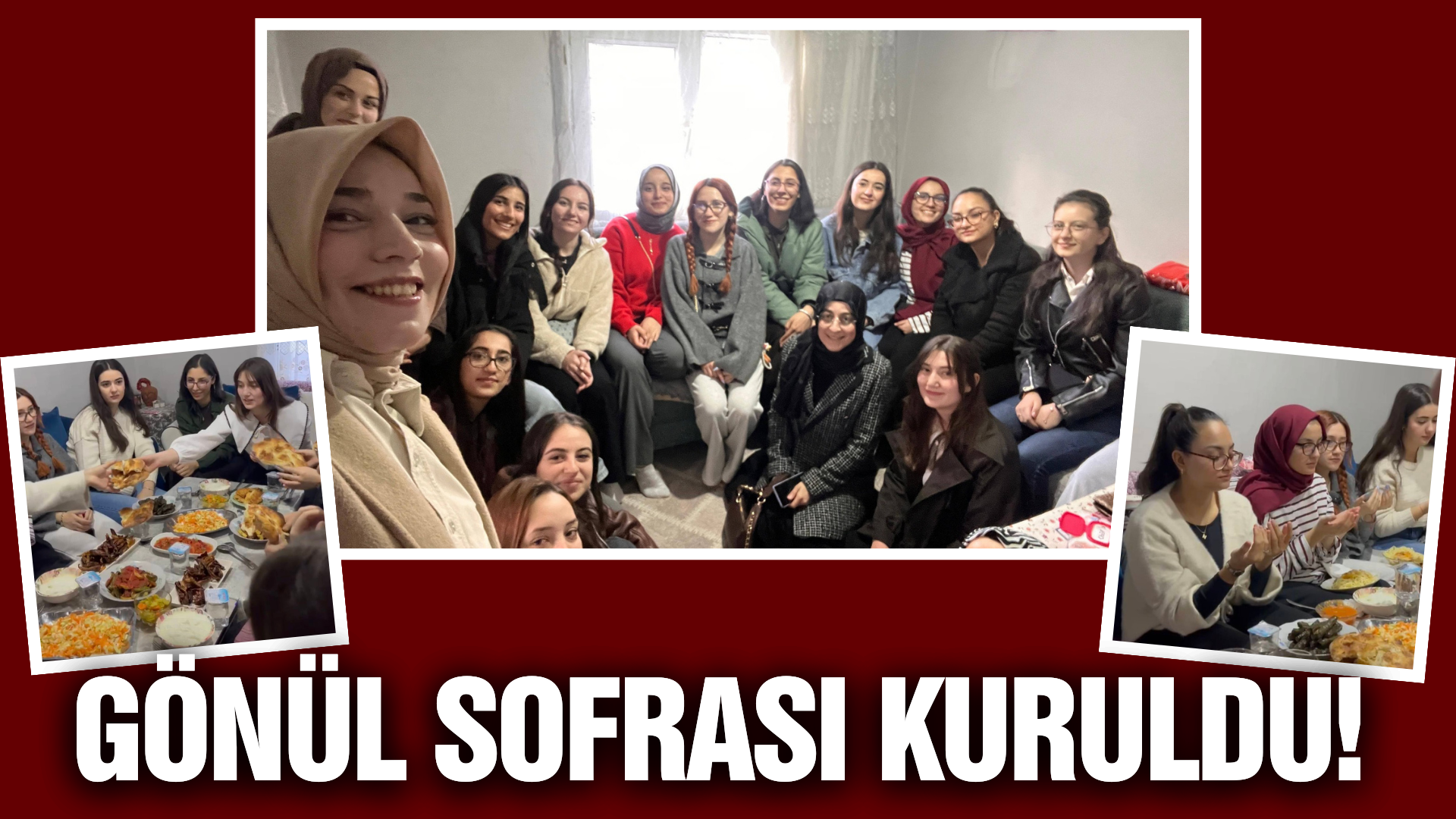 Sarıgöl'de KYK'lı öğrencilerden anlamlı buluşma!