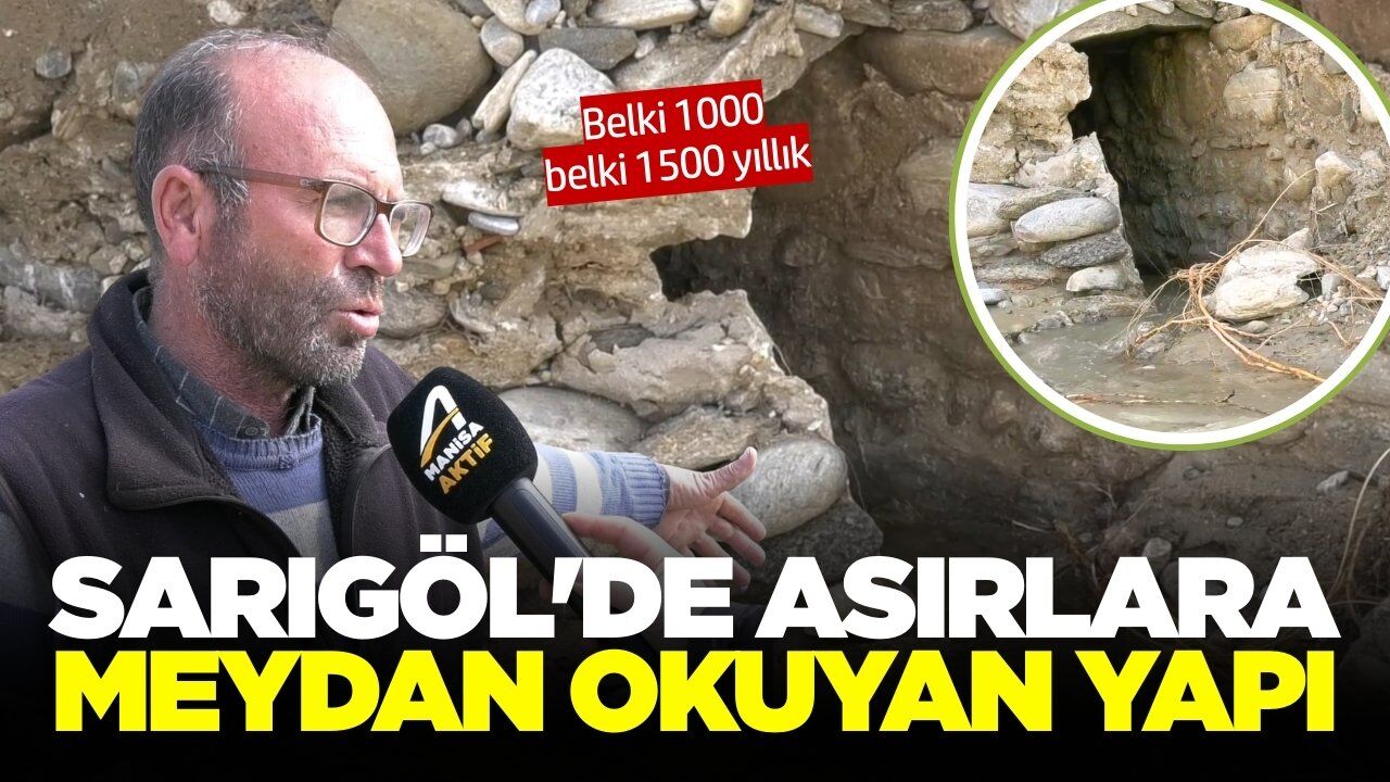 Sarıgöl'deki tarihi su tüneli: Muhtar yetkililere seslendi