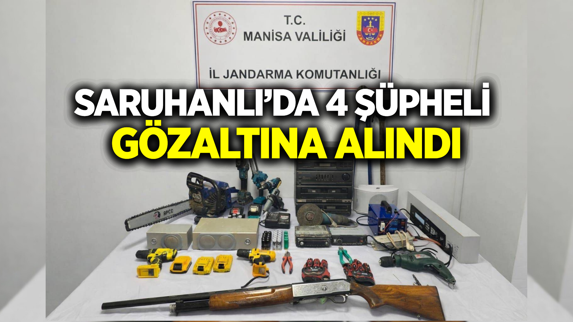 Saruhanlı jandarmasından hırsızlara geçit yok!