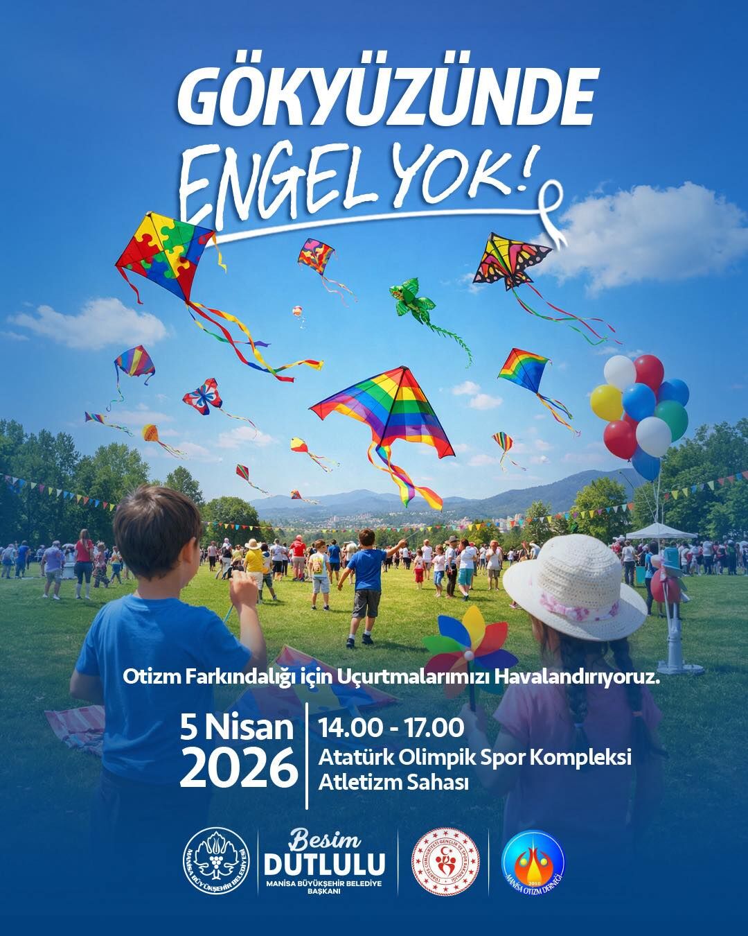 Manisa’da Gökyüzü Otizm Farkındalığı İçin Renklenecek