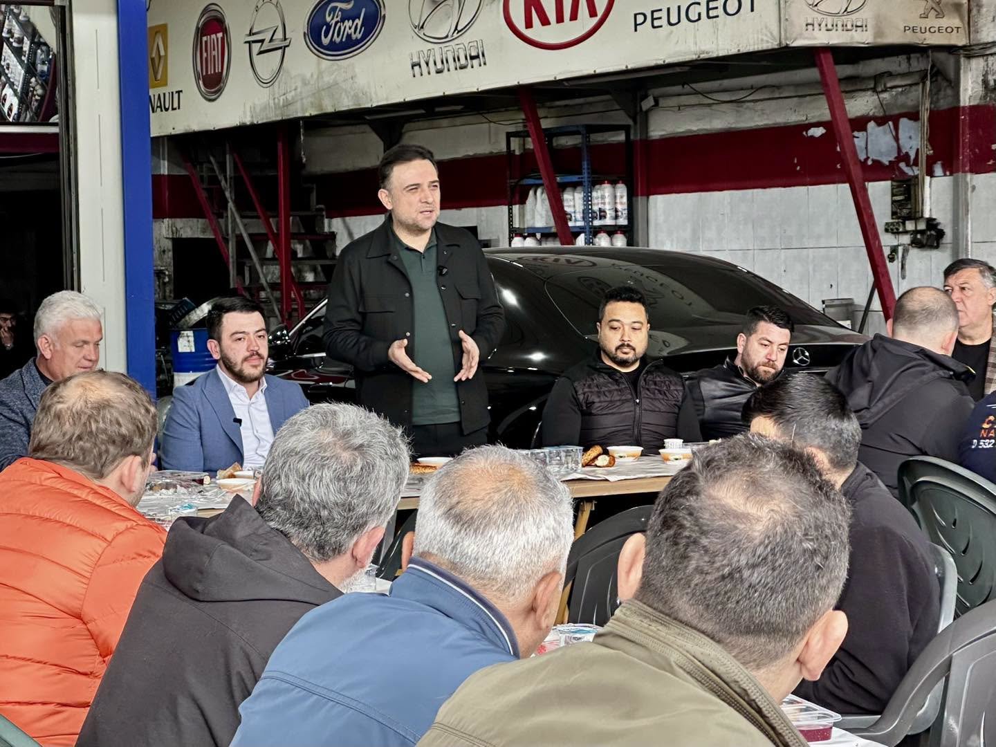 AK Partili Baybatur, küçük sanayi esnafınının taleplerini dinledi