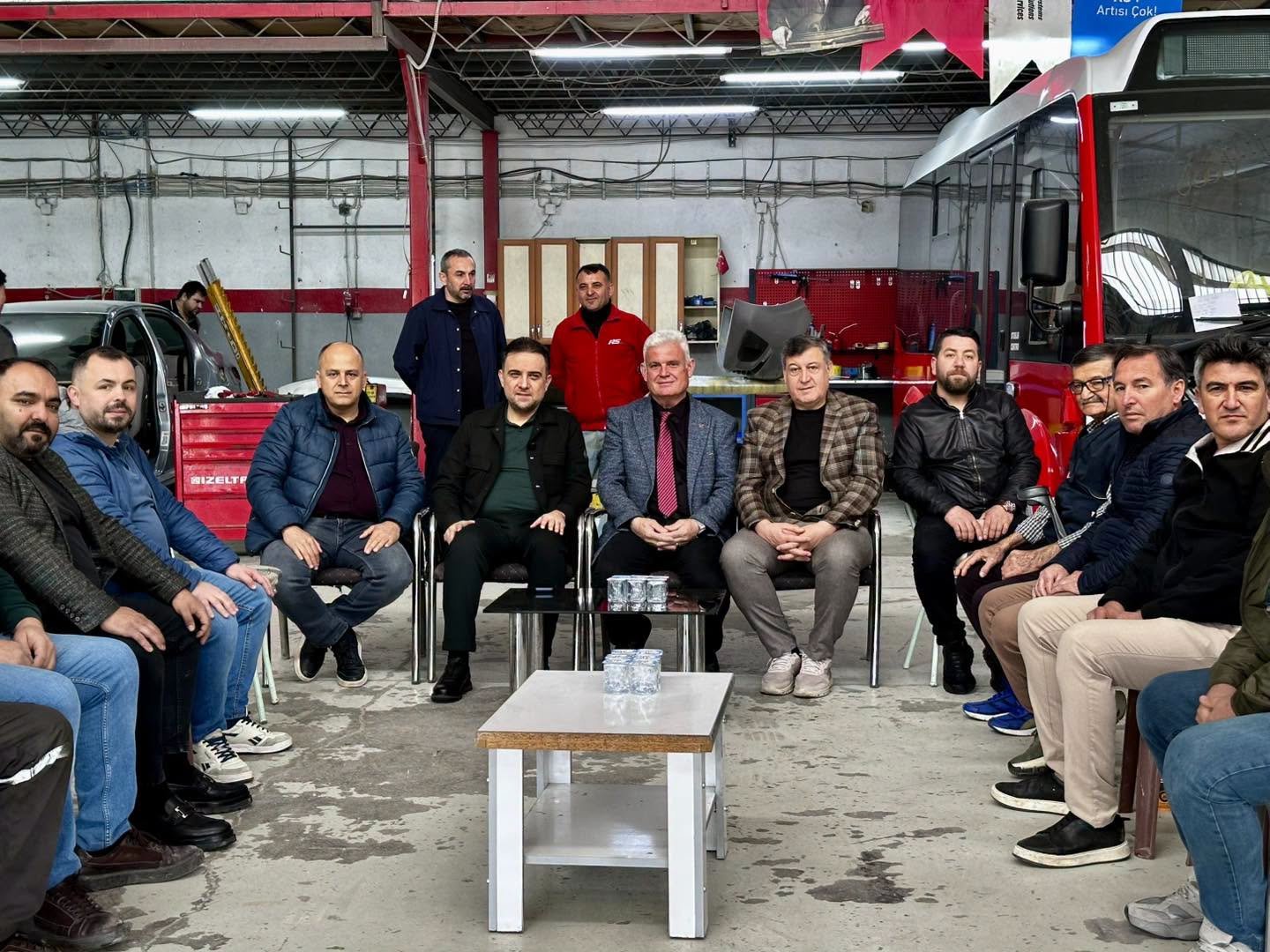 AK Partili Baybatur, küçük sanayi esnafınının taleplerini dinledi