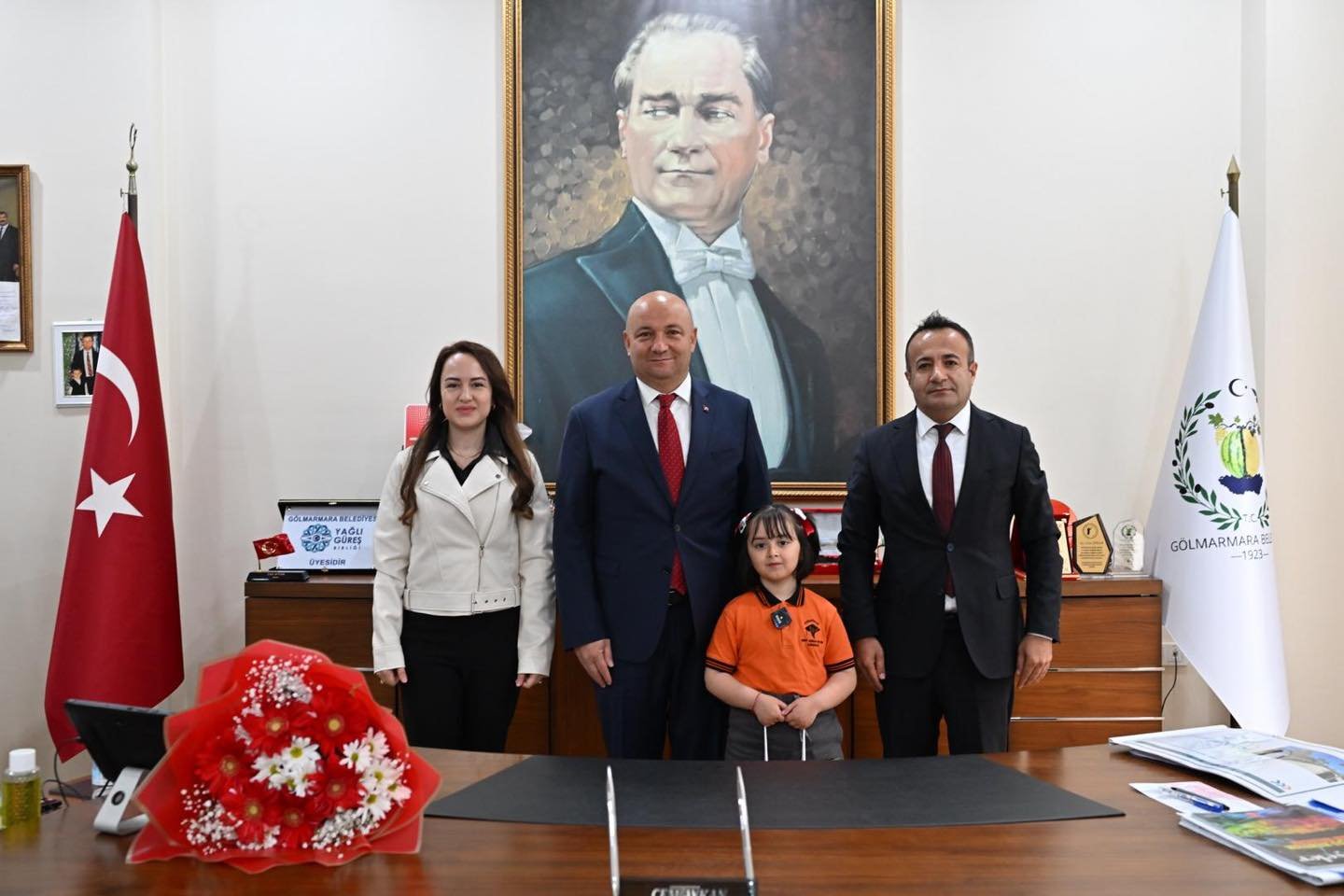 Gölmarmara'da Başkanlık Koltuğunu Nurcan Liçen Devraldı-.1