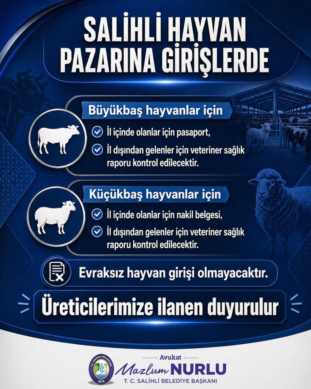 Manisa'da Hayvan Pazarı'nda yeni dönem!