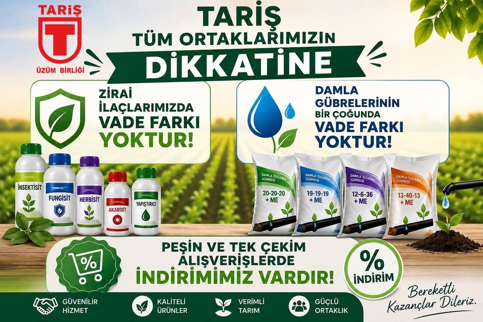 TARİŞ'ten üreticiye nefes olacak hamle.1