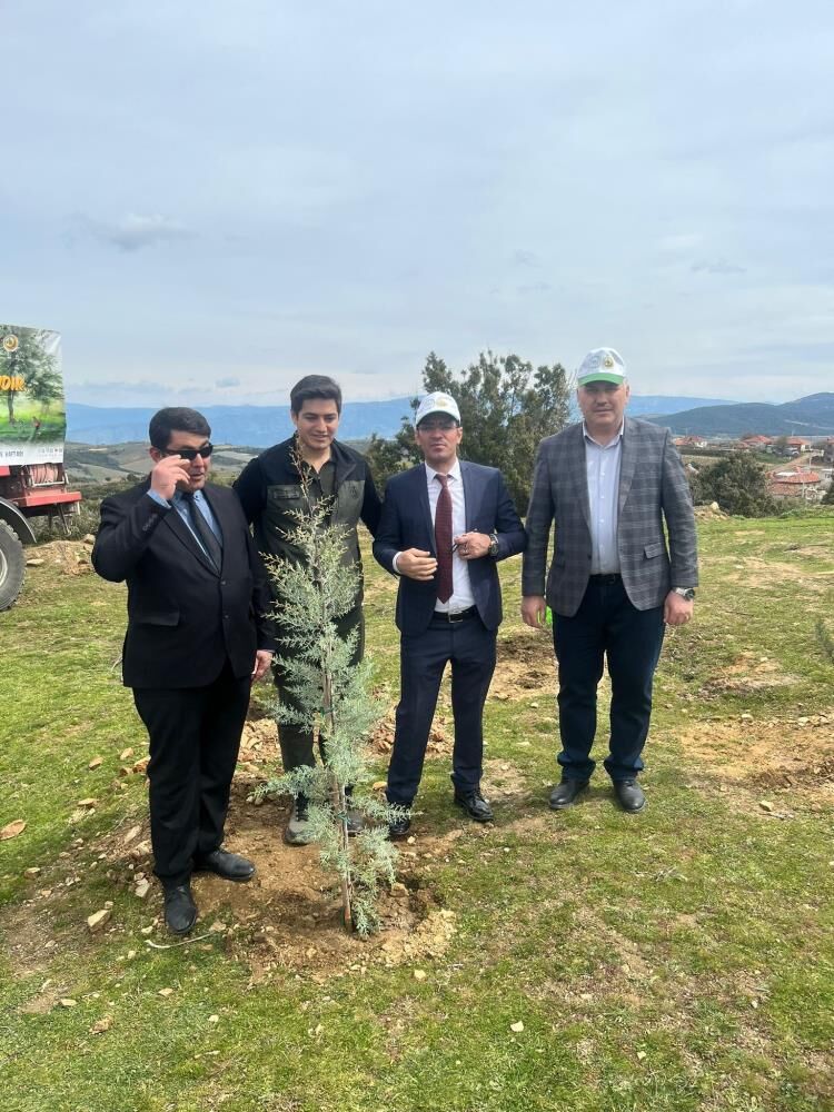 Sarıgöl’de yeşil seferberlik: 400 fidan gelecek için dikildi