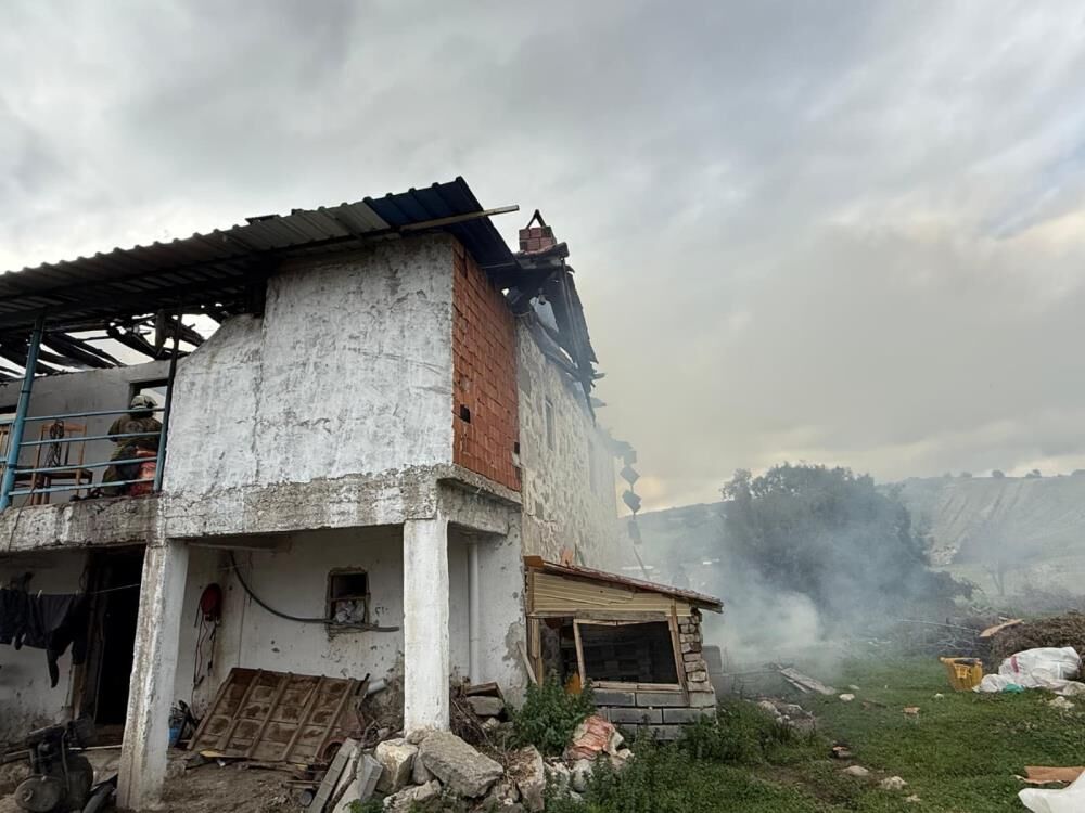 Manisa'nın İlçesinde Korkunç Yangın