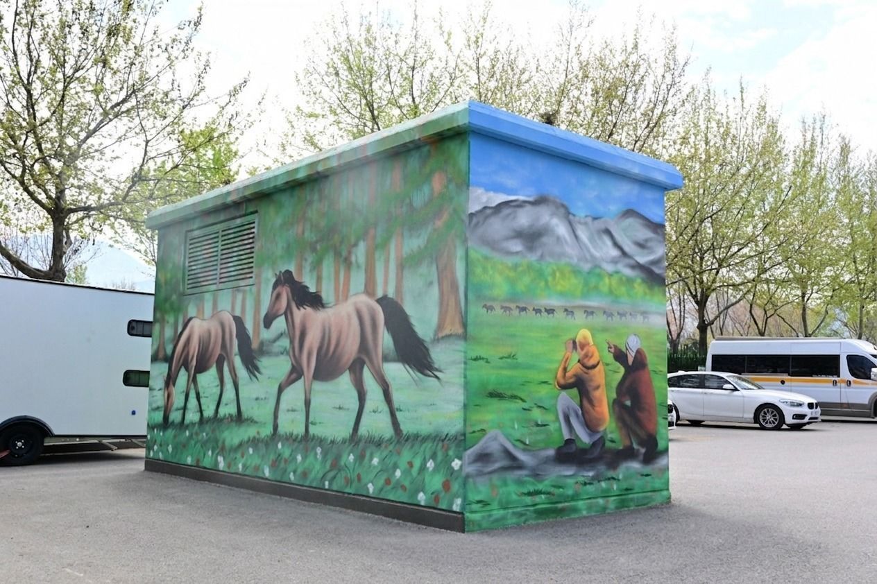 Manisa'da festival öncesi sanat dokunuşu-5