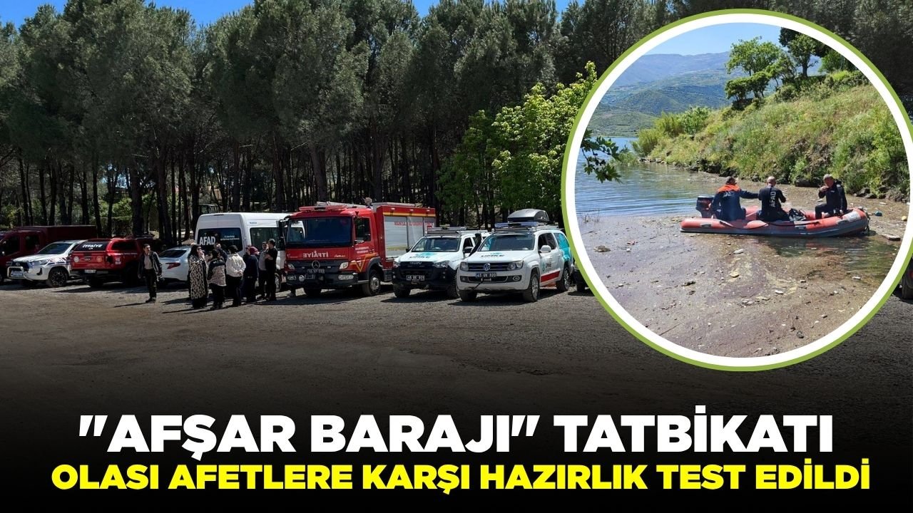 Afşar Barajı patlama senaryosu gerçekleştirildi
