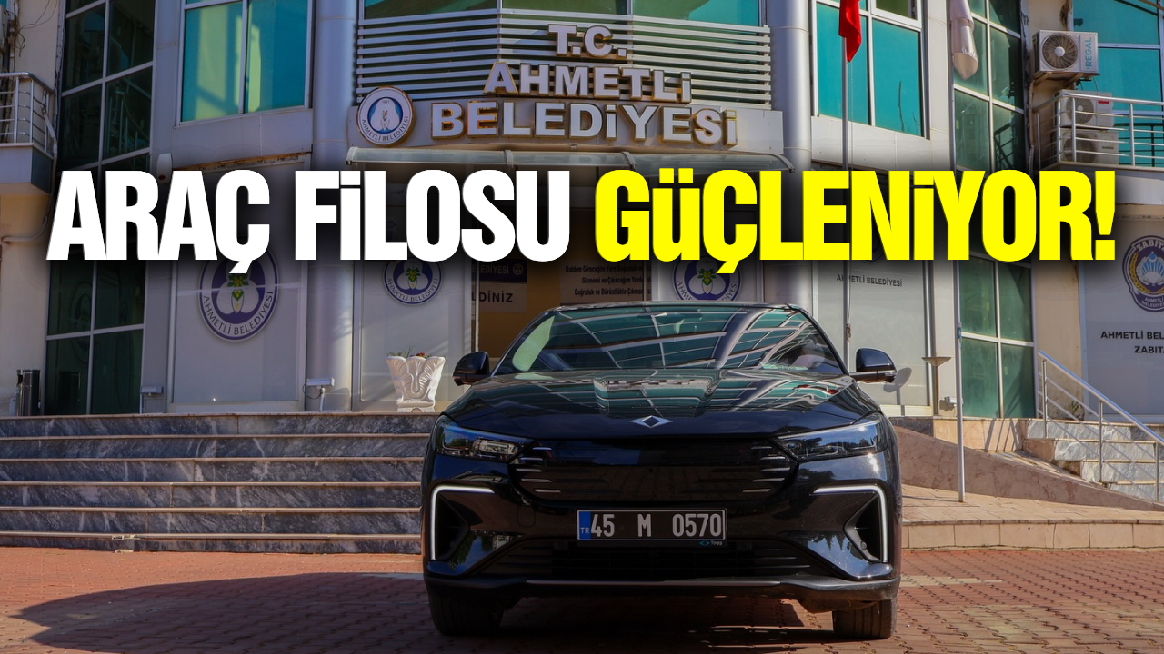 Ahmetli Belediyesi’nin araç filosu güçleniyor!