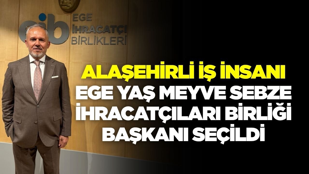 Alaşehirli iş insanı Cengiz Balık, yeni başkan oldu