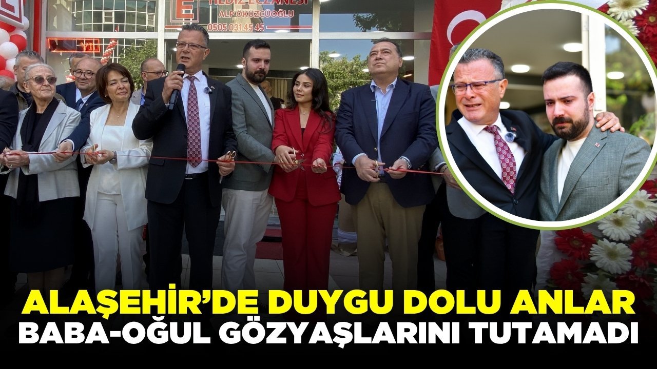 Alaşehir'de duygu dolu açılış: Başkan Öküzcüoğlu gözyaşlarını tutamadı