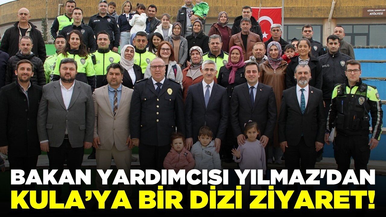 Nazif Yılmaz, Kula'da bir dizi ziyaret gerçekleştirdi!