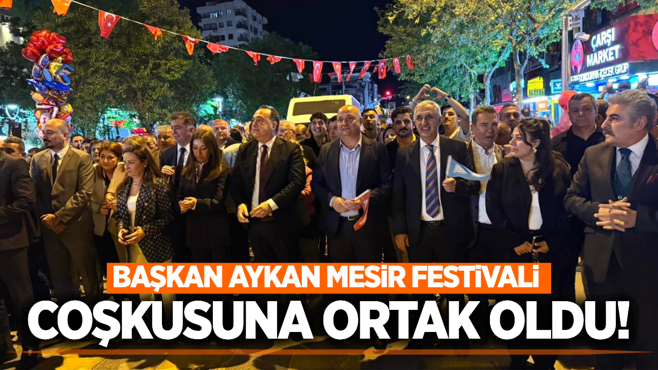 Başkan Aykan, 486. Mesir Festivali coşkusuna ortak oldu