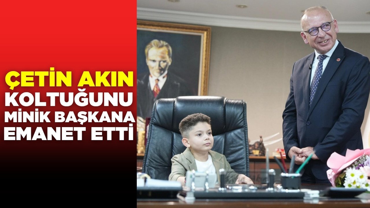 Başkan Çetin Akın Koltuğunu Çınar Ekrem Ata’ya devretti