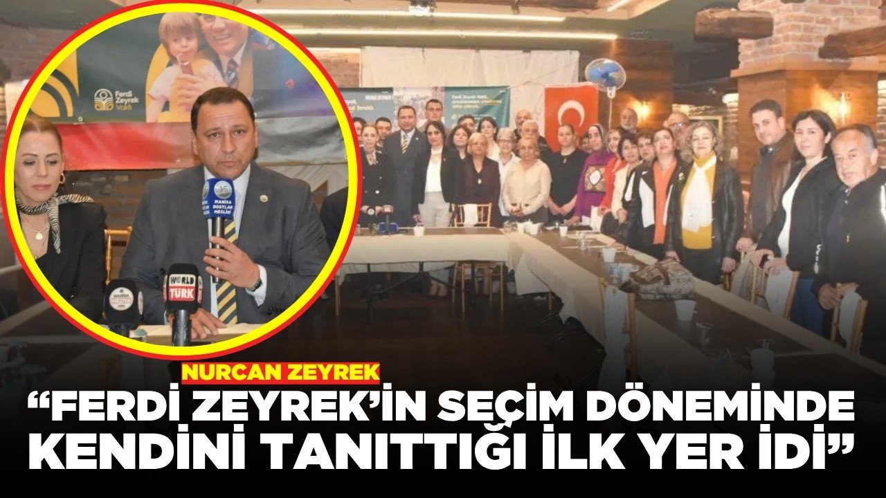 Manisa Dostlar Meclisi’nin konuğu Nurcan Zeyrek oldu!
