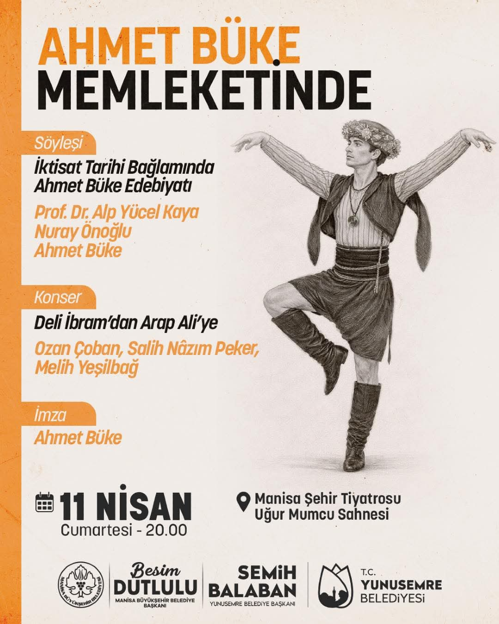 Manisa'da edebiyat ve müzik aynı sahnede buluşuyor-.1