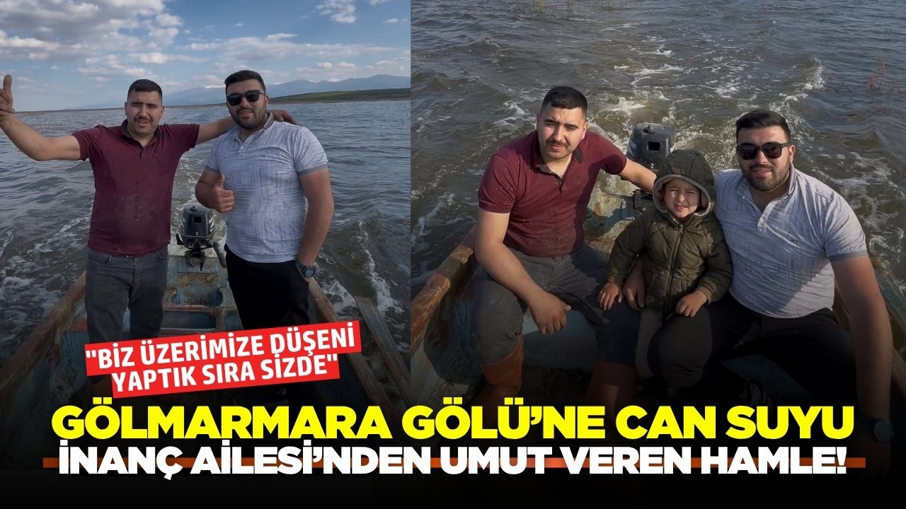 Marmara Gölü’nde "Vefa" mesaisi!