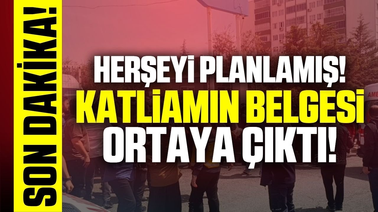 Kahramanmaraş'taki okul katliamıyla ilgili kan donduran detay!