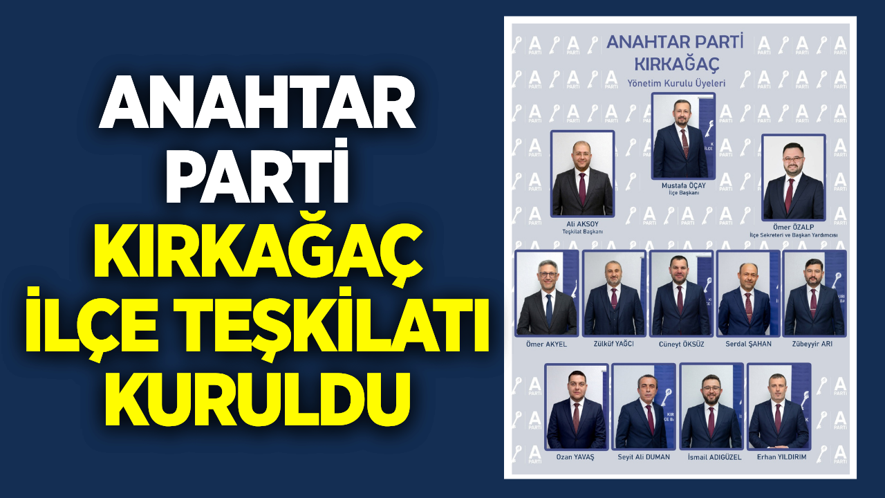Kırkağaç’ta Anahtar Parti Teşkilatı Kuruldu