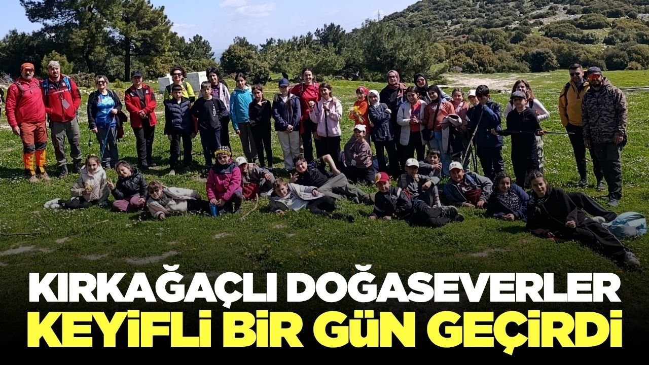 Kırkağaç’ta doğa yürüyüşüne yoğun ilgi