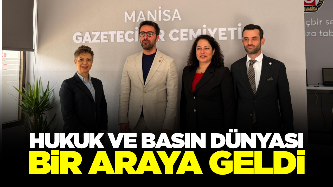 Manisa Barosu’ndan Gazeteciler Cemiyeti’ne Anlamlı Ziyaret