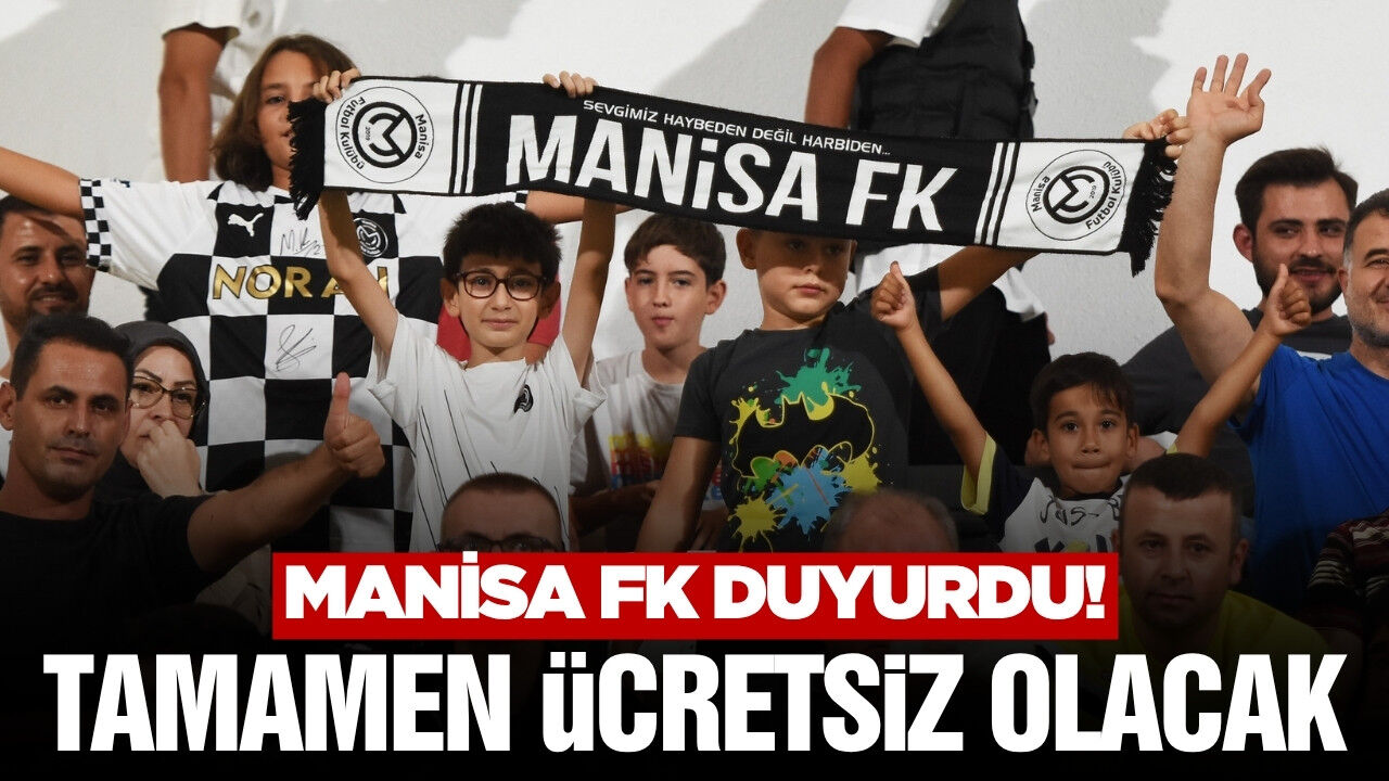Manisa FK'dan taraftarlarına jest