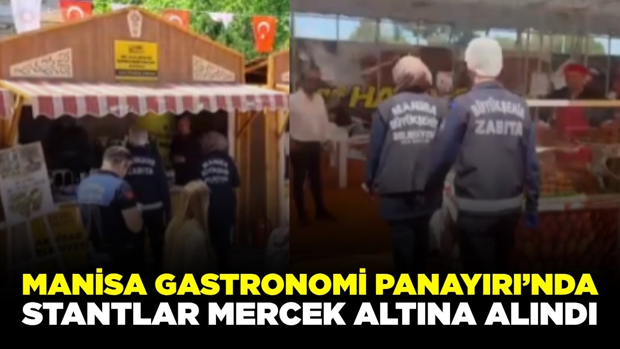 Manisa'da Gastronomi panayırında denetim