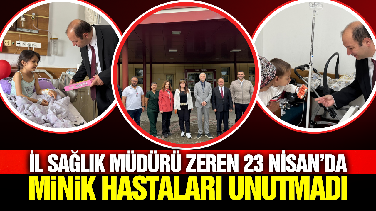 Manisa İl Sağık Müdürü'nden Anlamlı 23 Nisan Ziyareti