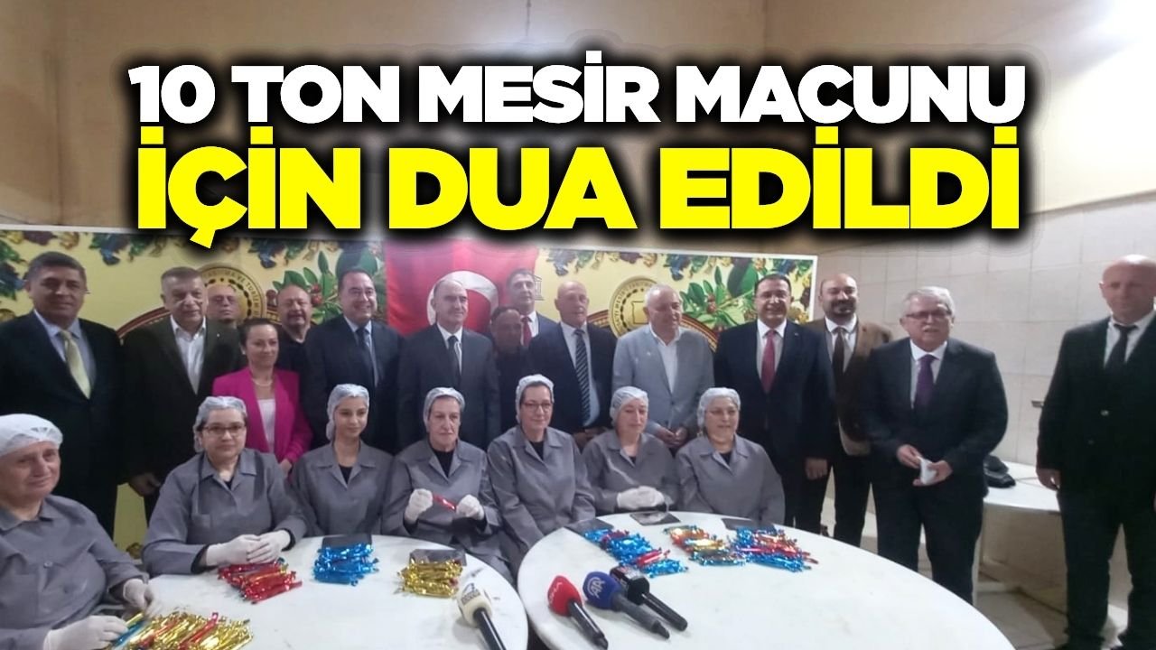 Manisa’da 10 ton mesir macunu için dua edildi