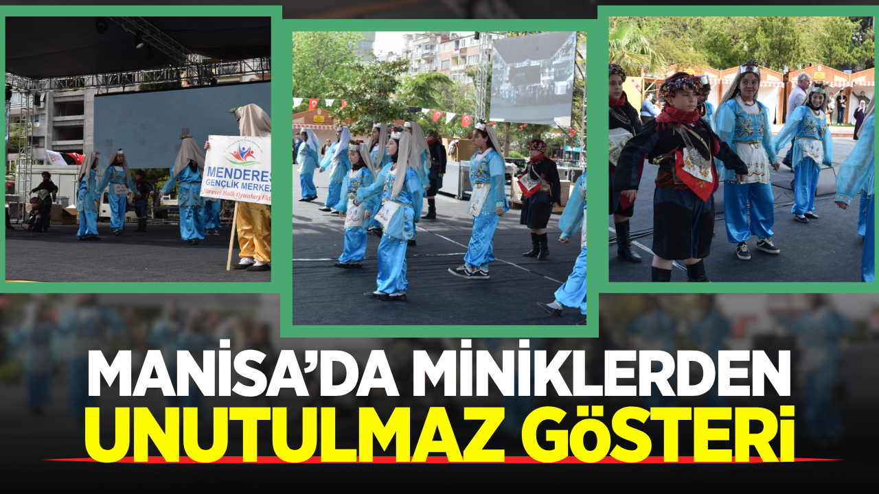Manisa'da Halk Oyunları Rüzgarı