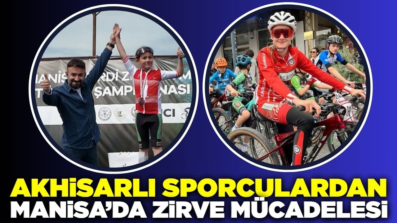 Akhisarlı pedallar Manisa’da damga vurdu
