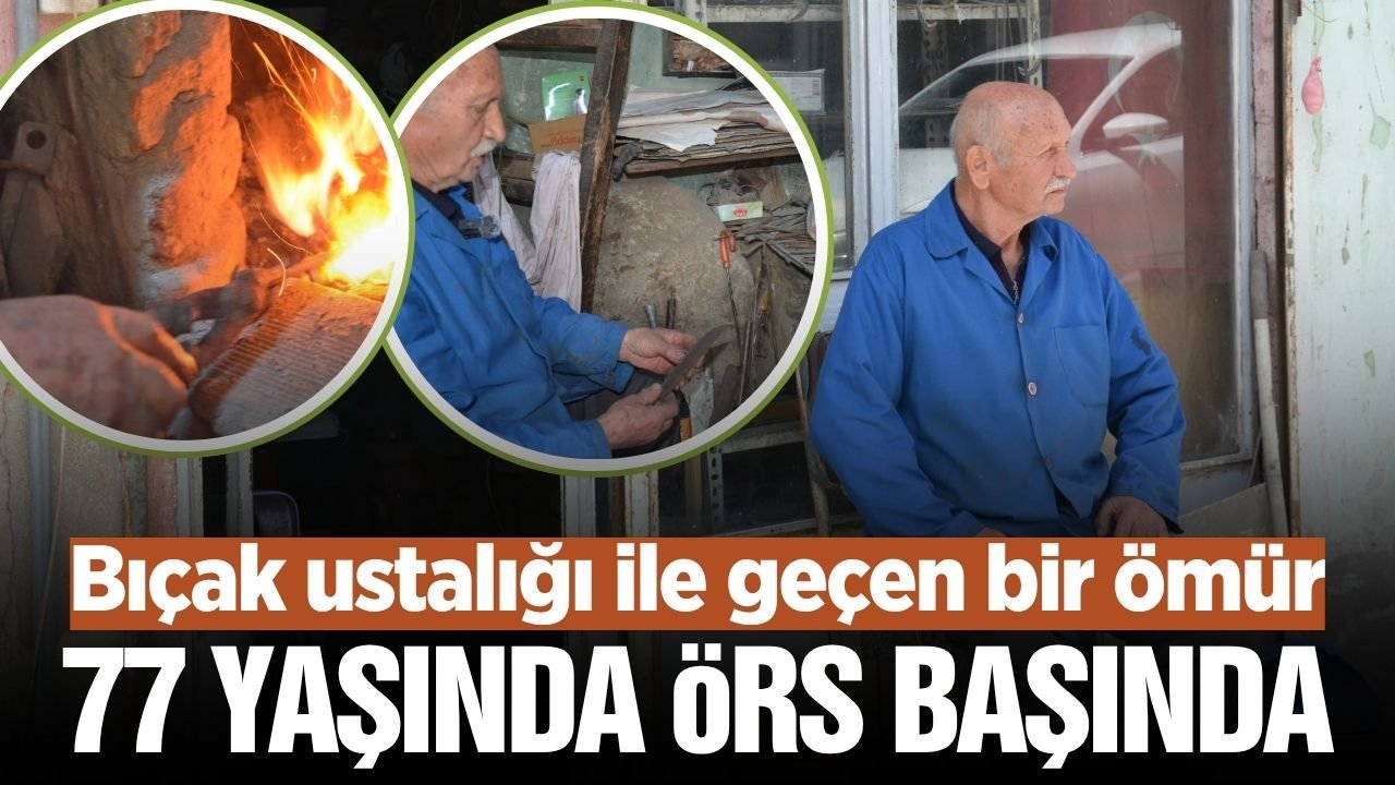 Manisalı usta 64 yıldır çeliklere şekil veriyor