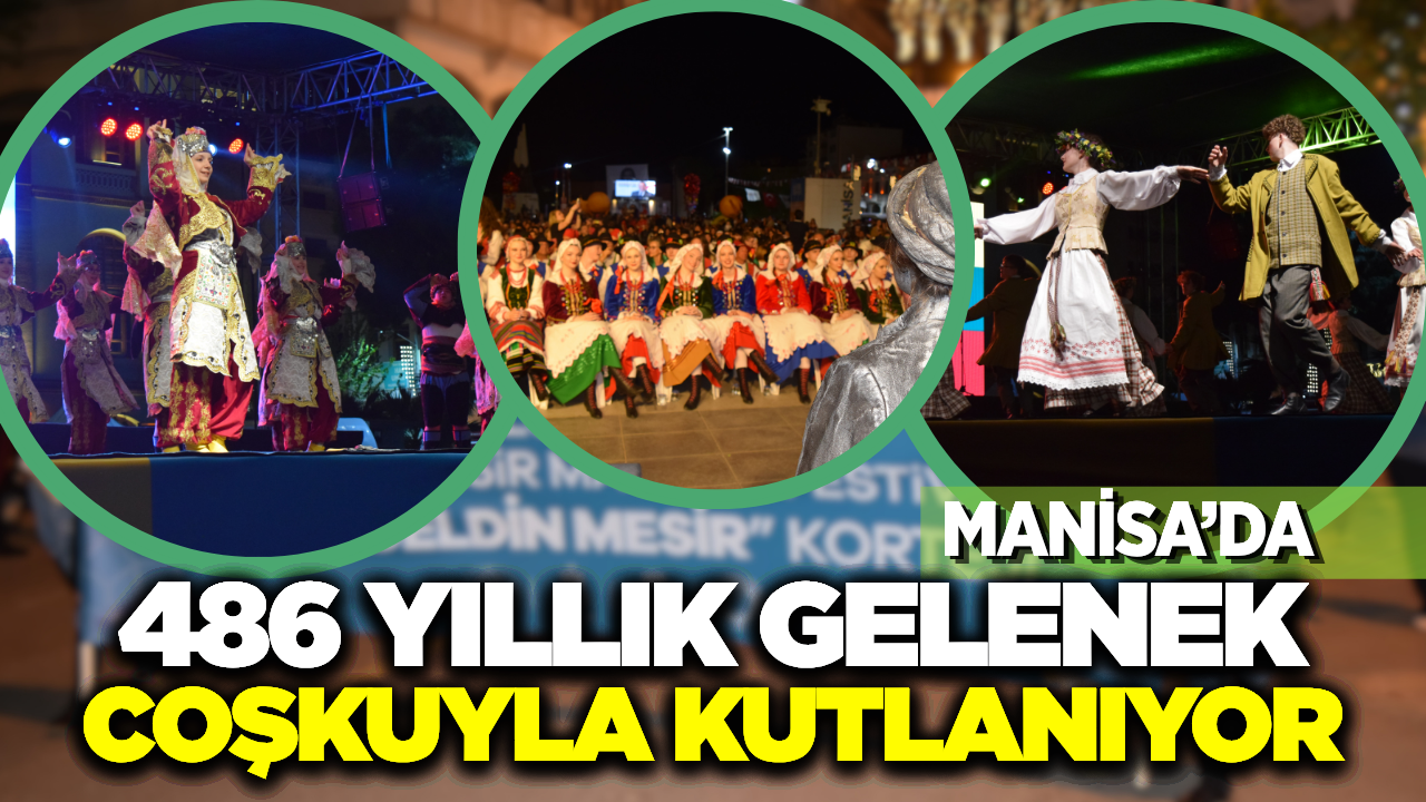 Mesir Macunu Festivali Korteji Şehri Renklendirdi