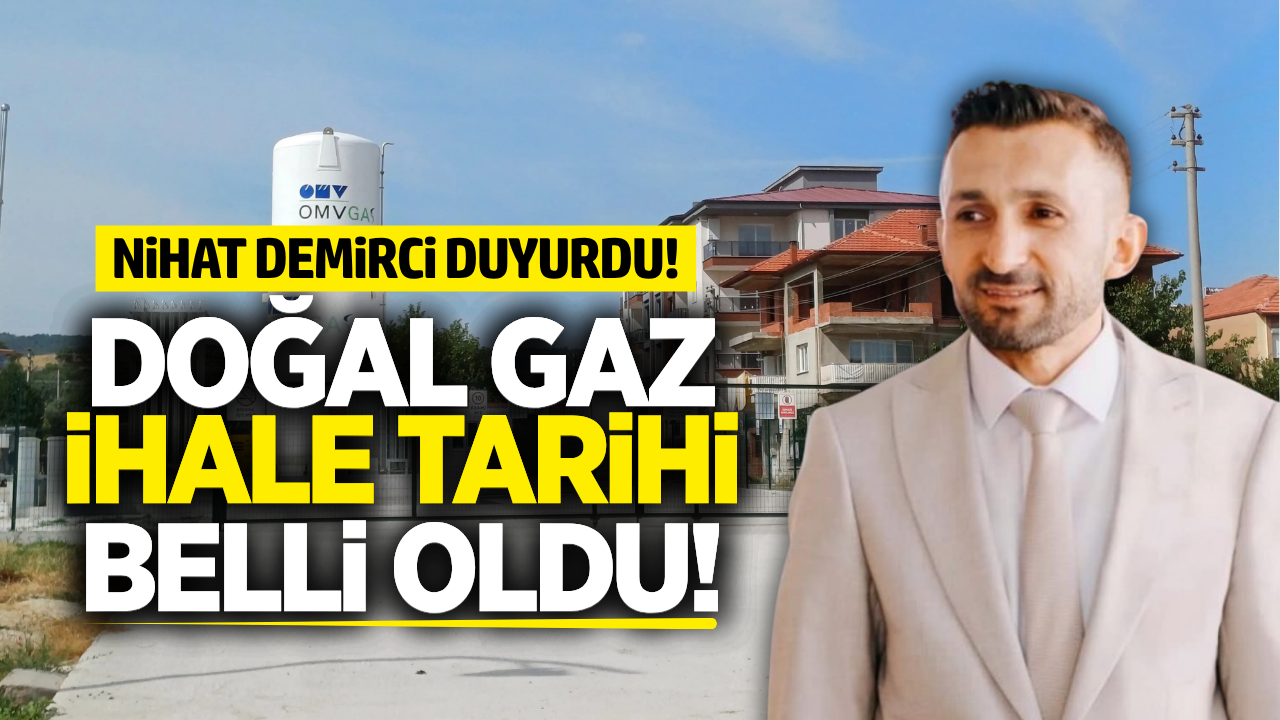 Nihat Demirci duyurdu: Sarıgöl’de doğal gaz altyapısı için geri sayım!