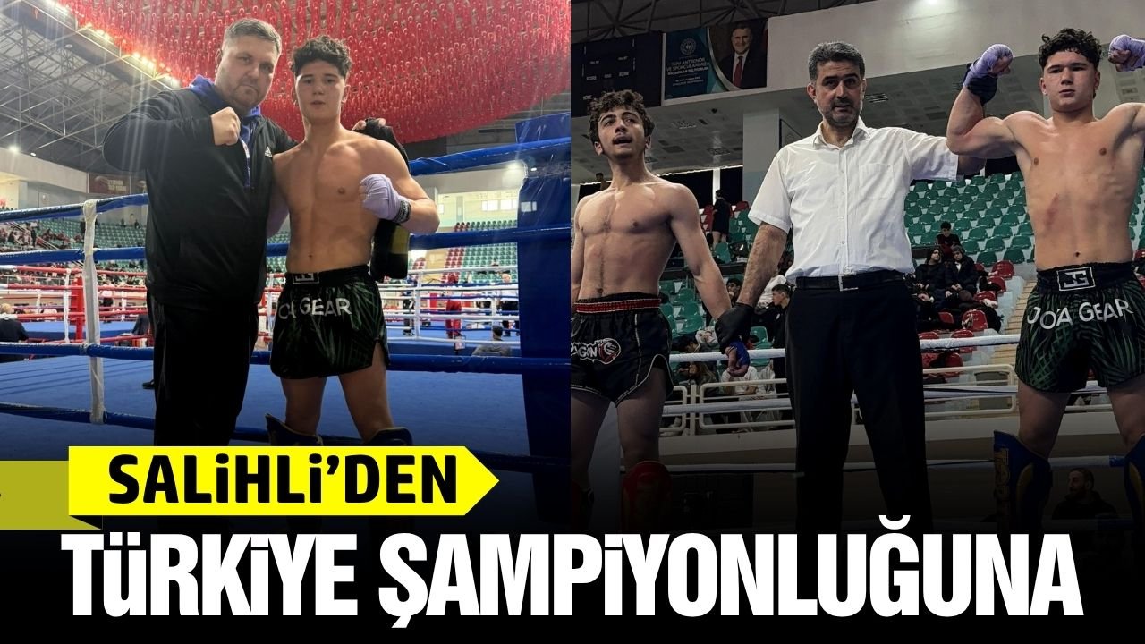 Salihli’nin gururu Kenan Şahin Türkiye Şampiyonu oldu!