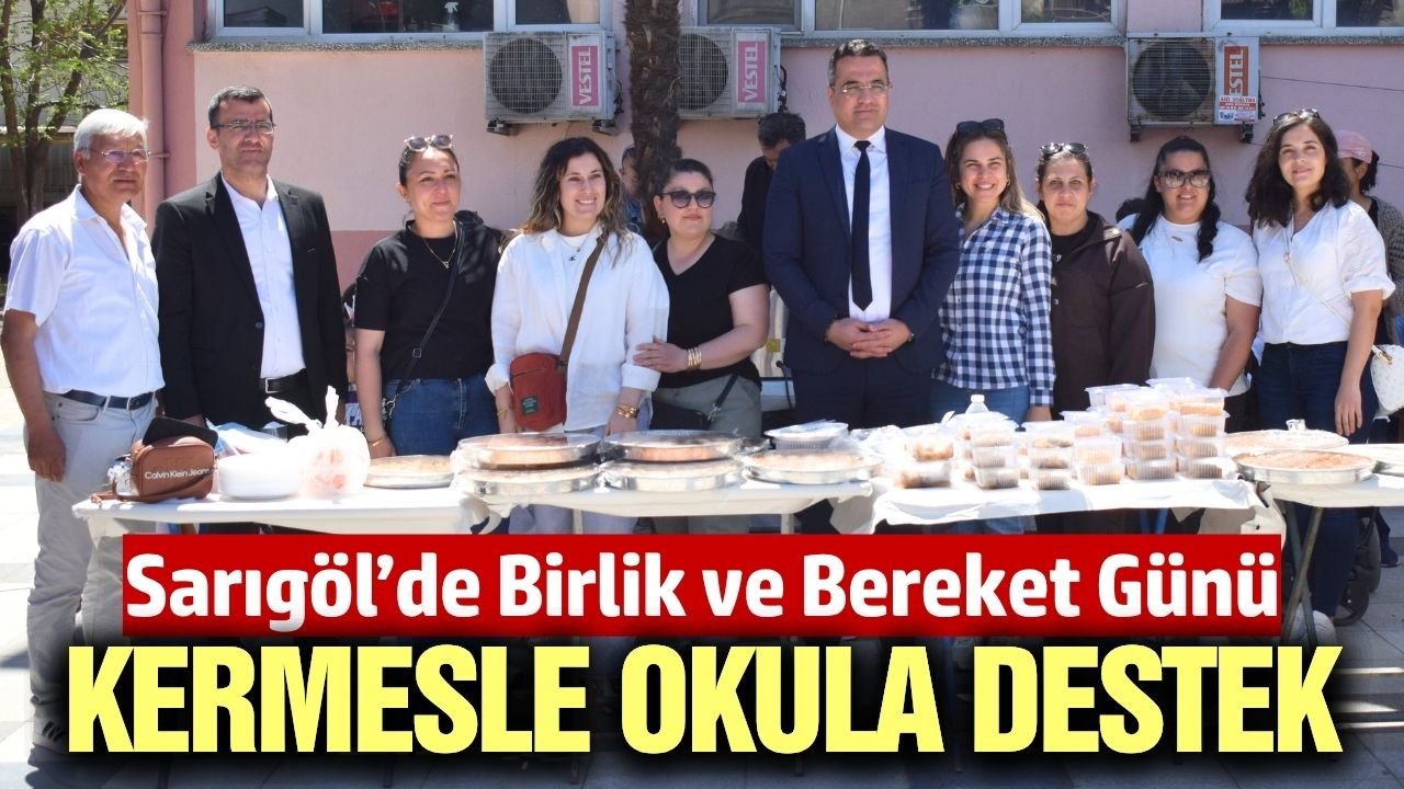 Sarıgöl'de kermes dayanışması