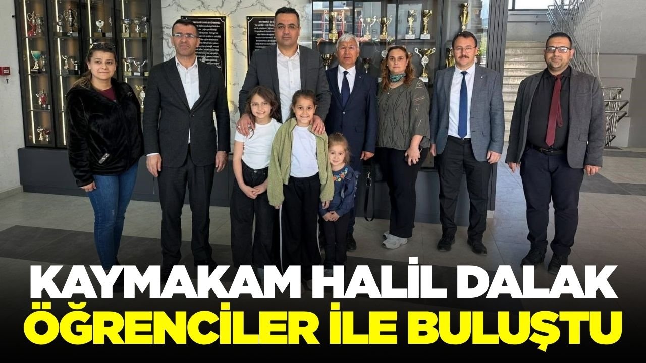 Sarıgöl Kaymakamı Halil Dalak'tan Dört Eylül İlkokulu’na ziyaret
