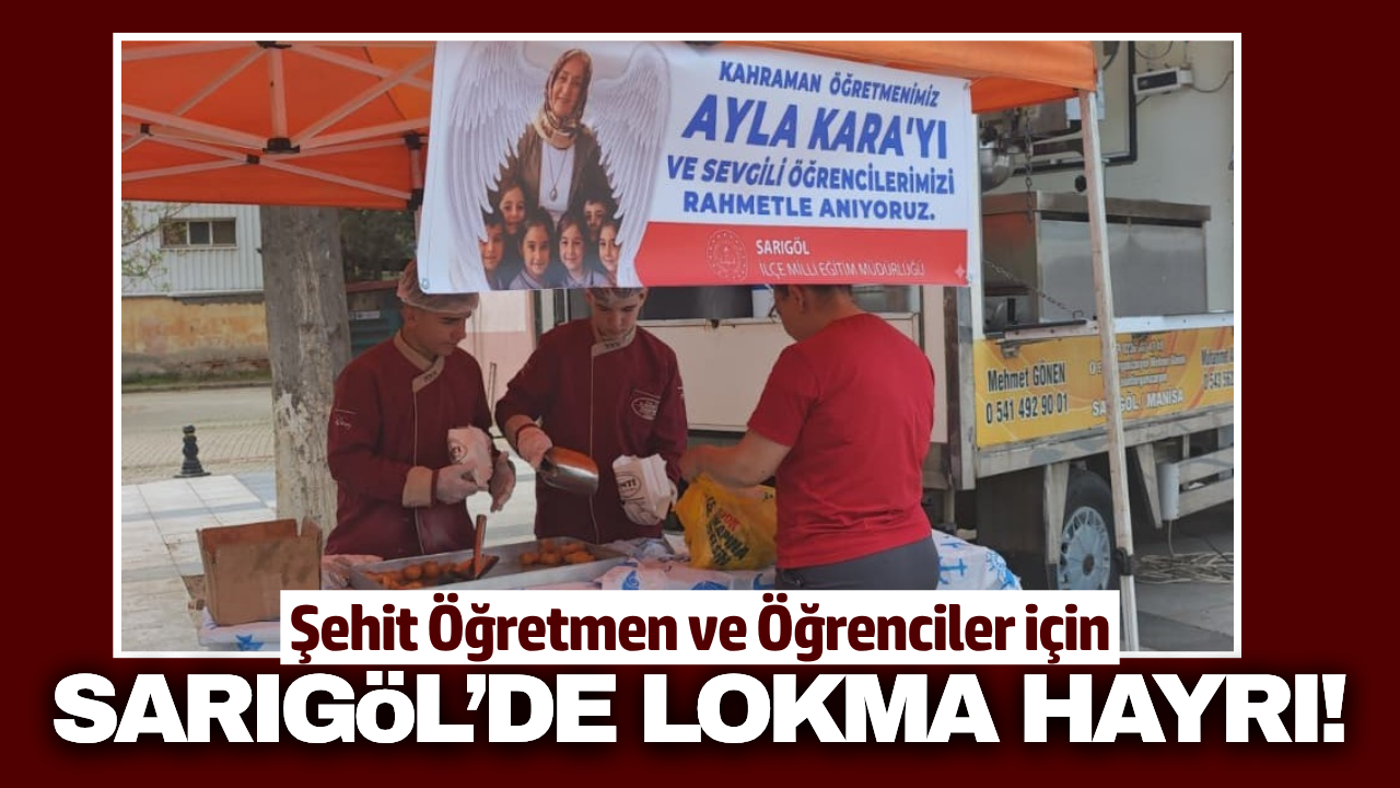 Sarıgöl’de Şehit Öğretmen ve Öğrenciler Unutulmadı