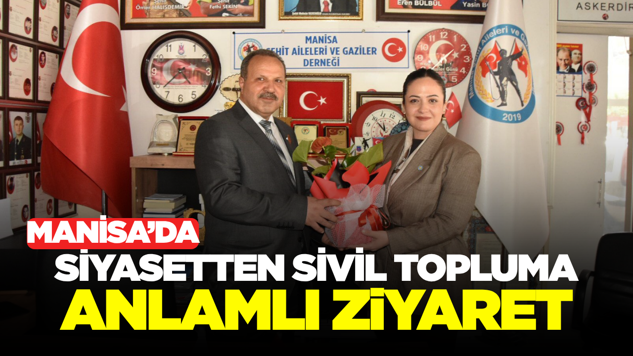 Şehzadeler İYİ Parti'den Şehit Aileleri ve Gaziler Derneği'ne Ziyaret