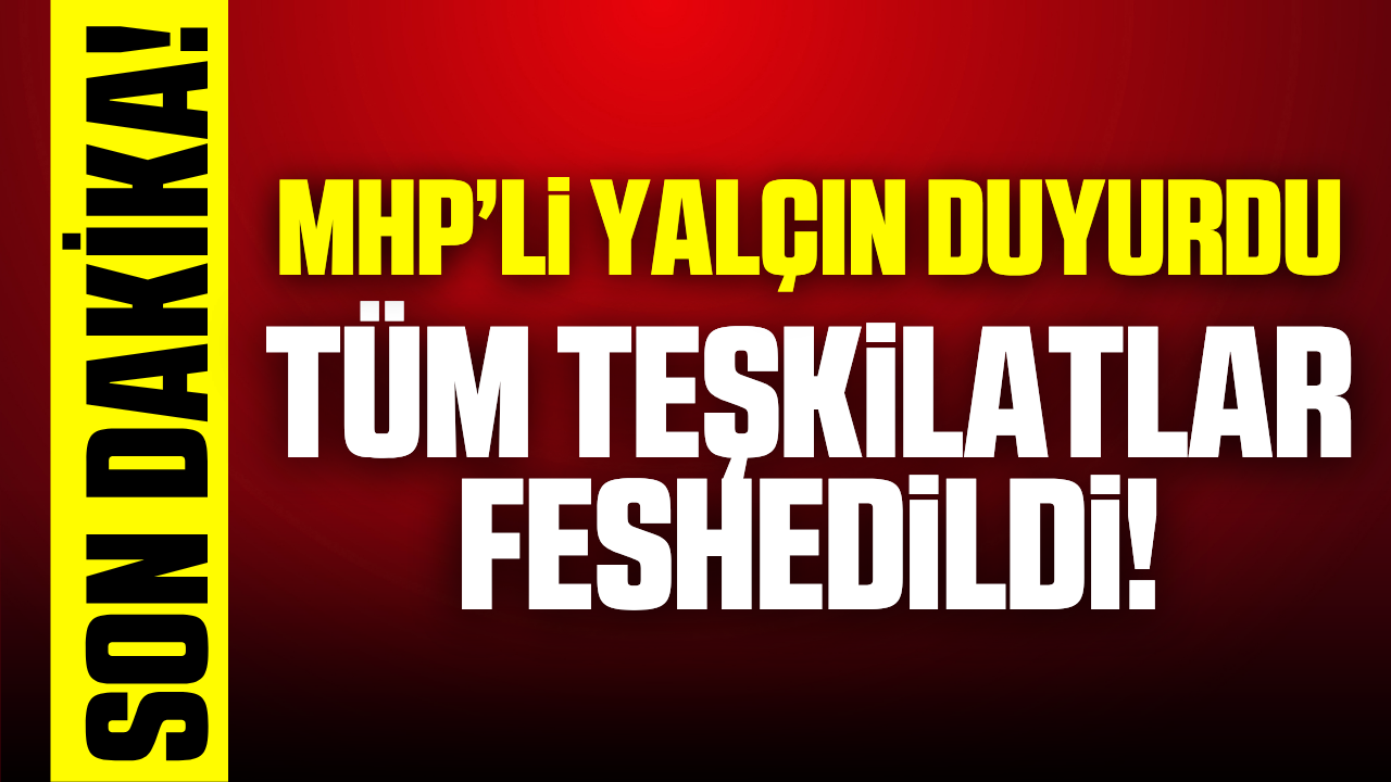 MHP İstanbul'da deprem!