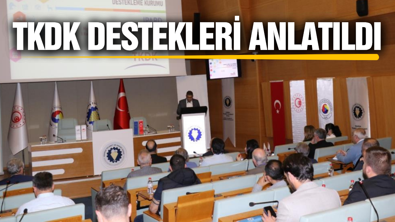 TKDK destekleri Manisa'daki üreticilere tanıtıldı!