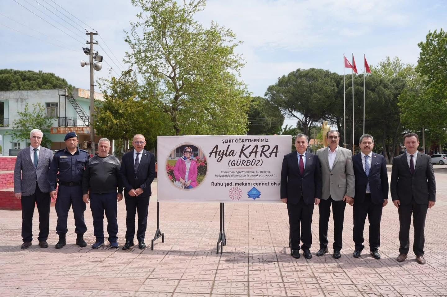 Turgutlu’nun Kahraman Öğretmeni Ayla Kara, Mezun Olduğu Okulda Anıldı-.1
