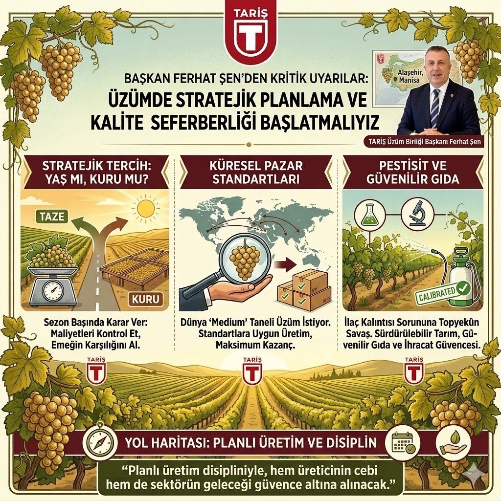 TARİŞ'ten üreticilere kritik çağrı: Sezon başında karar verilmeli-.1.1