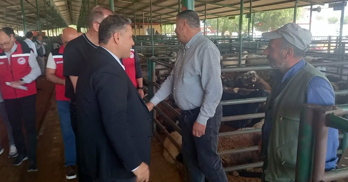 Manisa’da kurbanlık denetimi: Hayvan borsasında inceleme yapıldı