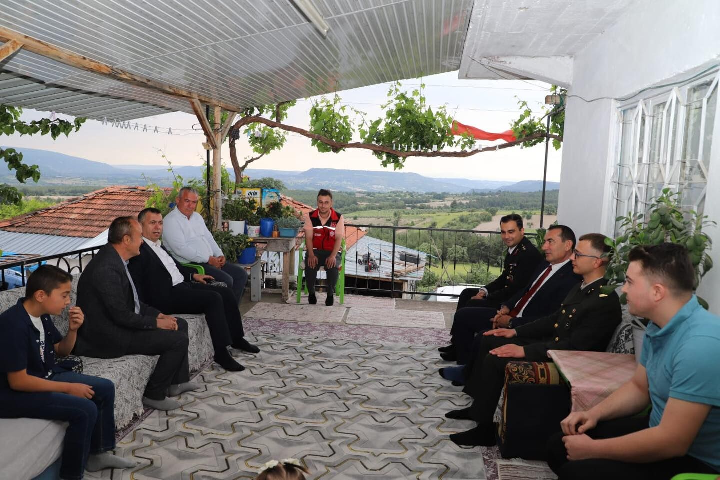 Kaymakam Fatih Bayram Başkanlığında Şehit Yakınları ve Gazilere Ziyaret-2